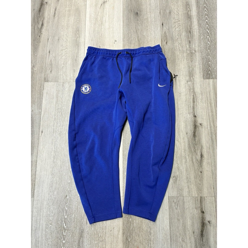 RETRO Nike Chelsea Blue Soccer Fleece Sweatpants Size XL